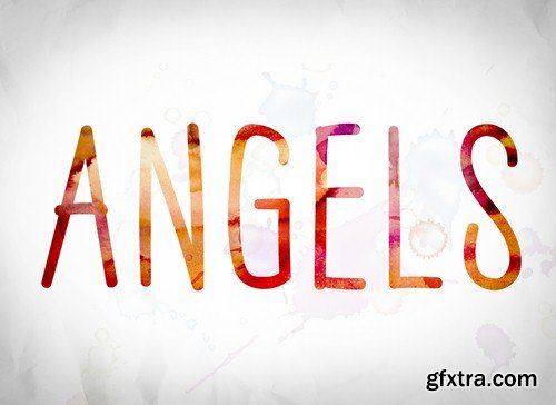 Backgrounds with text Angels - 6 UHQ JPEG