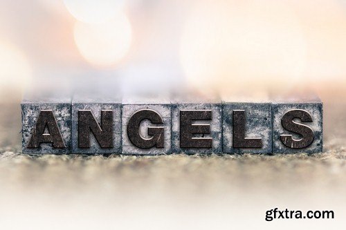 Backgrounds with text Angels - 6 UHQ JPEG