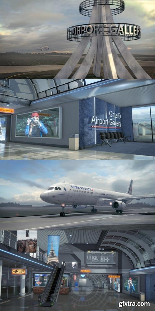 Videohive - Airport Gallery Package - 19316246