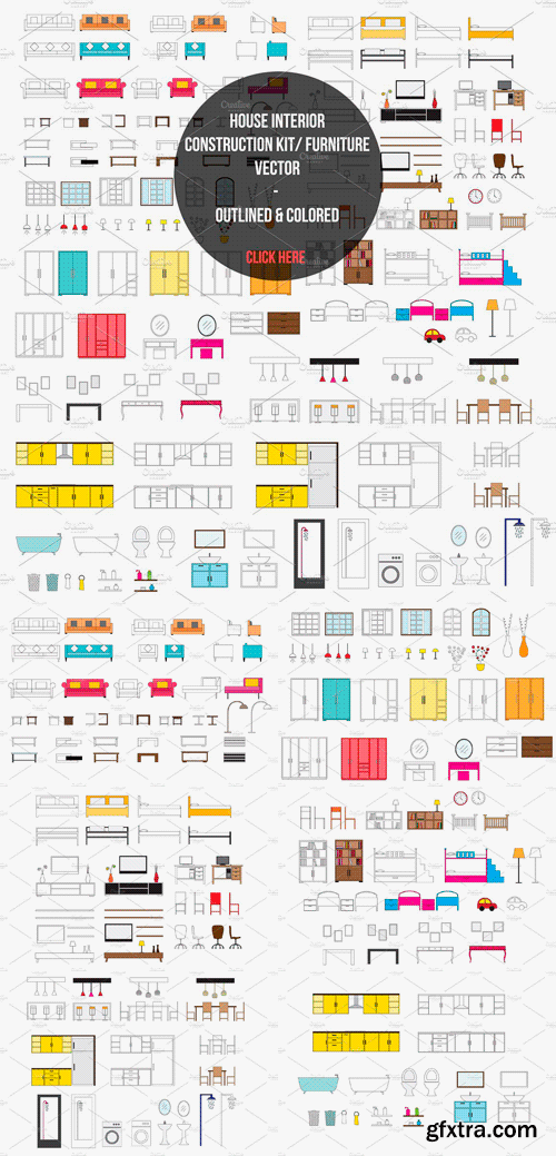 CM 1185931 - House Interior Construction Kit