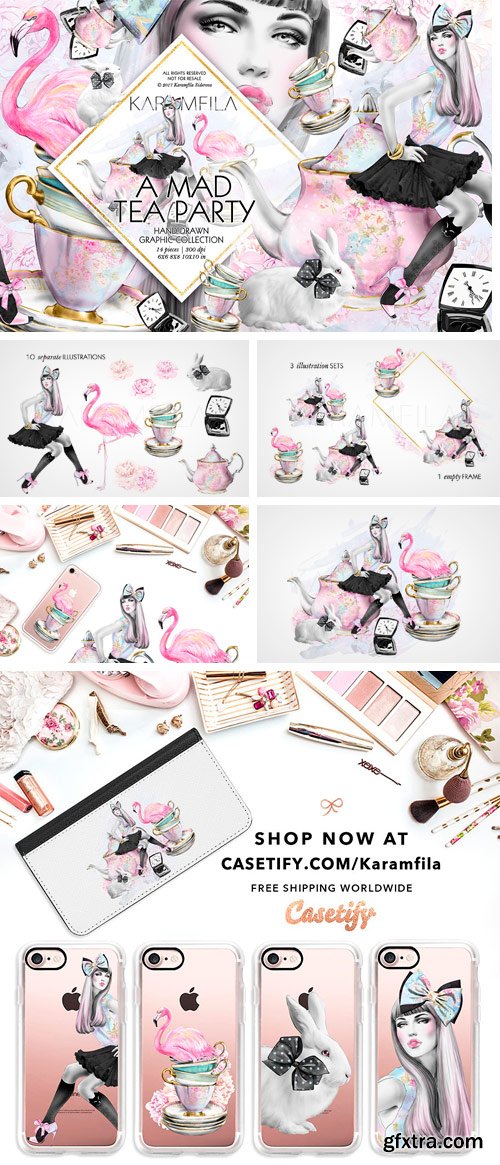 CM 1185932 - A Mad Tea Party Clipart