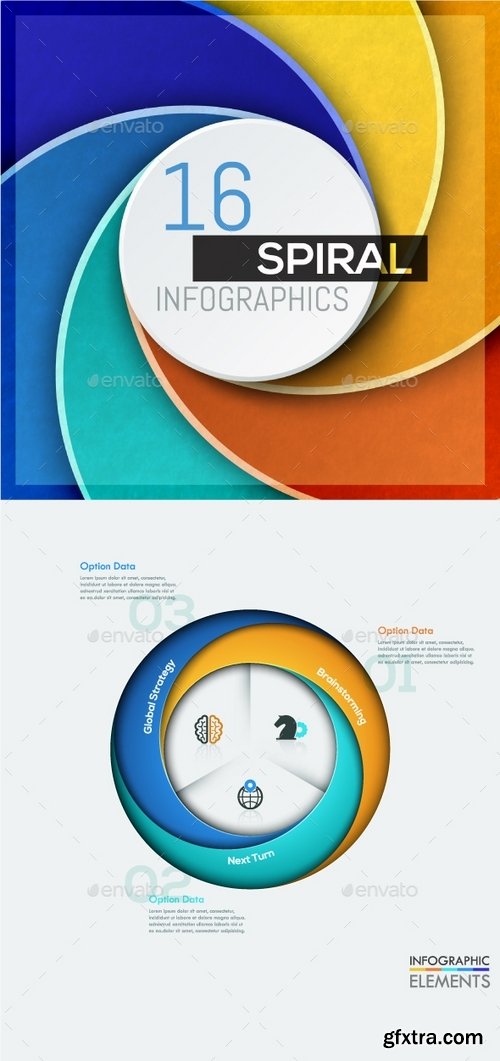 GraphicRiver - 16 Spiral Infographic Templates 18651927