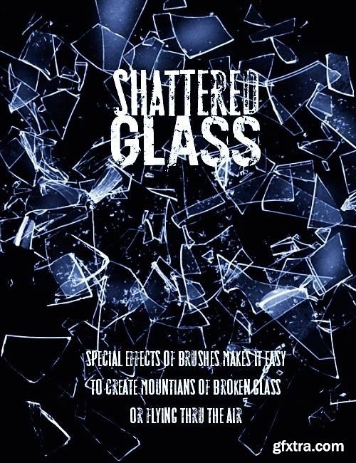 Ron's Shattered Glass Photoshop Brushes