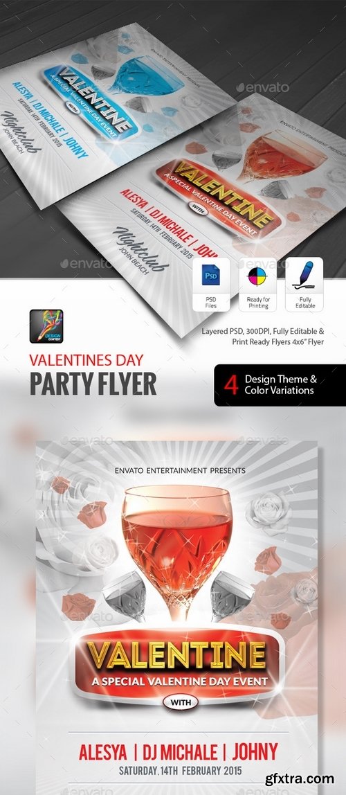 GraphicRiver - Valentines Day Party Flyer 9816474