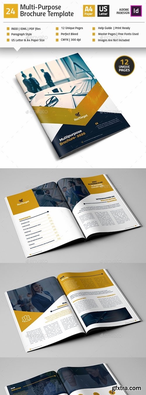 GraphicRiver - Multi-Purpose Corporate Brochure Template V24 16612634