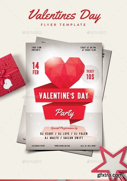 GraphicRiver - Valentines Day Flyer 19264153