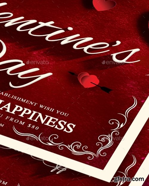 GraphicRiver - Valentines Day Flyer + Menu Bundle V1 14185345