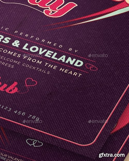 GraphicRiver - Valentines Day Flyer + Menu Templates V9 19308785