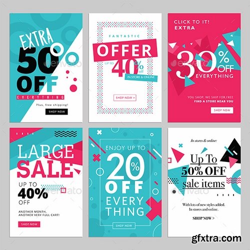 GraphicRiver - Social Media Sale Banners 18931638