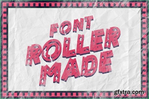 ROLLER MADE font