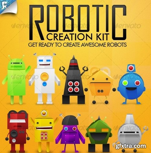 GraphicRiver - Robotic Creation Kit - Be a Mechanic 128833