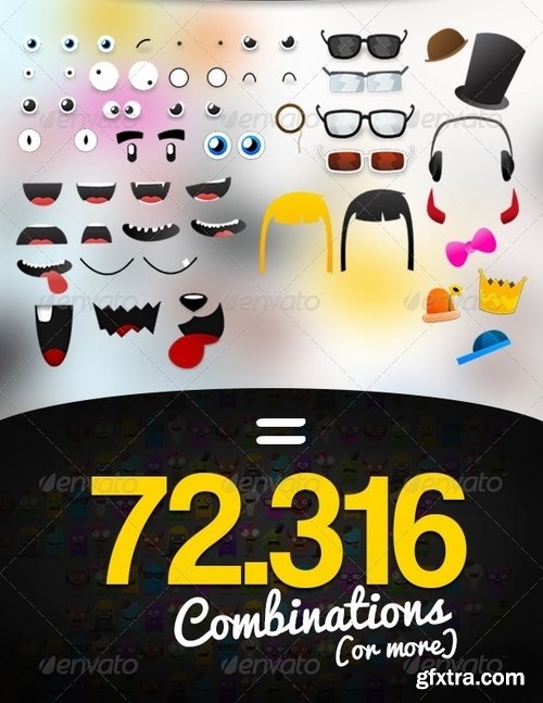 GraphicRiver - Character & Monster Creation Kit 115951