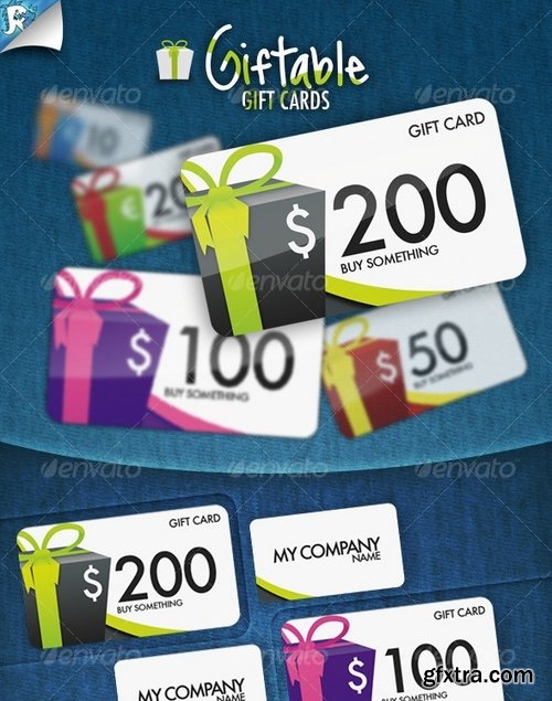 GraphicRiver - Giftable Gift Cards 130769