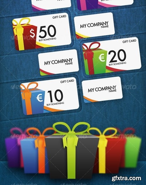 GraphicRiver - Giftable Gift Cards 130769