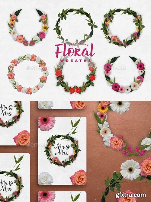 GraphicRiver - Decorative Floral Elements Kit 17280344