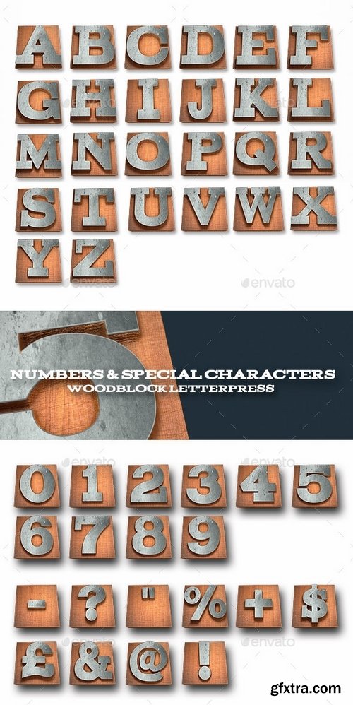 GraphicRiver - Wood Letterpress Text Kit 10267749