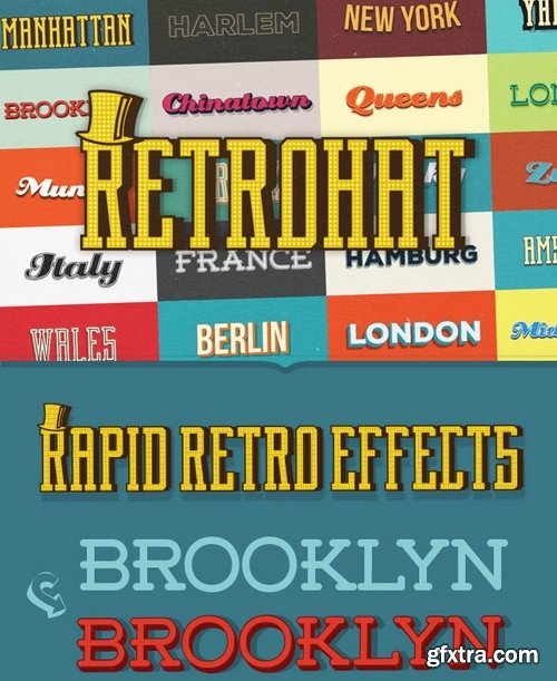 GraphicRiver - Retrohat Graphic Styles 9779882