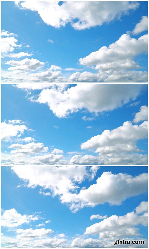 Running clouds on the sky HD