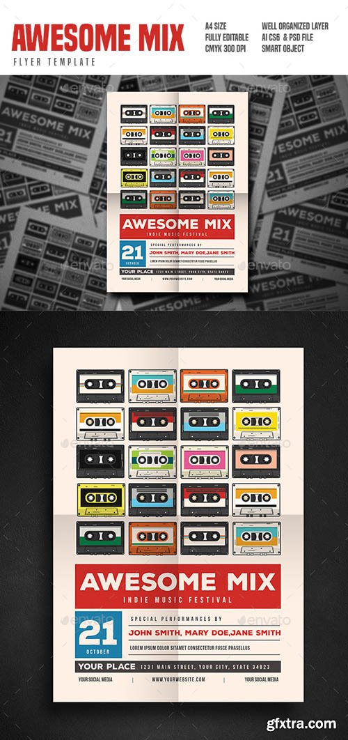 GR - Awesome Mix Gigs Event Flyer 19294541