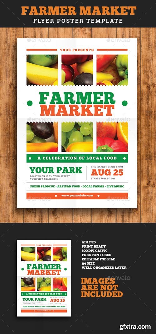 GR - Farmer Market Event Flyer Vol 02 19343746