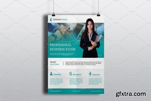 CreativeMarket Corporate Flyer Template - V467 1151570