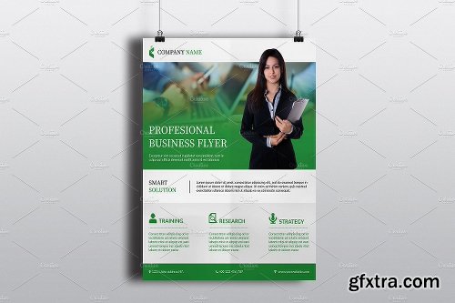 CreativeMarket Corporate Flyer Template - V467 1151570