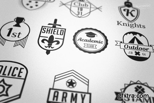 CreativeMarket Emblem Badge like Logos 1152762