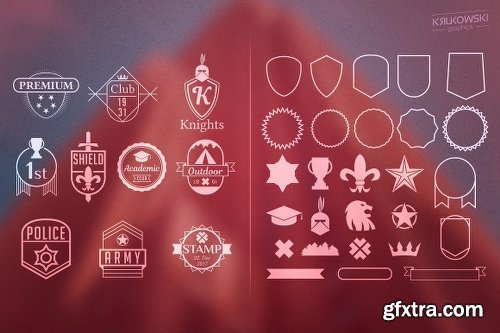 CreativeMarket Emblem Badge like Logos 1152762