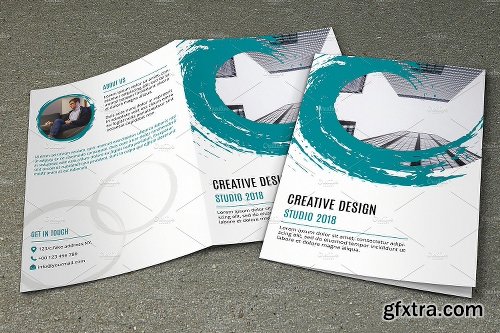 CreativeMarket Corporate Brochure Template-V645 1151636