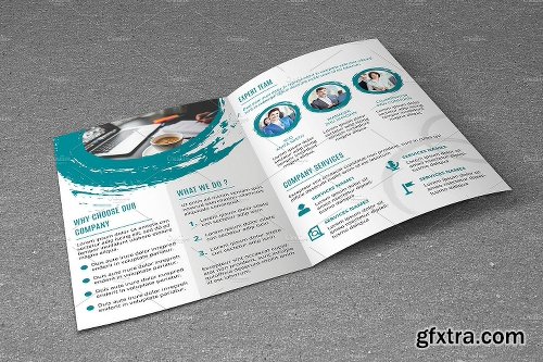 CreativeMarket Corporate Brochure Template-V645 1151636