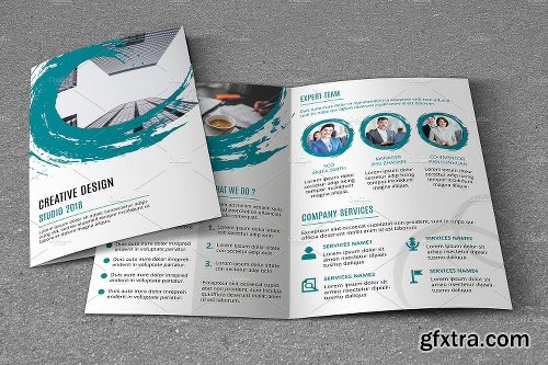 CreativeMarket Corporate Brochure Template-V645 1151636