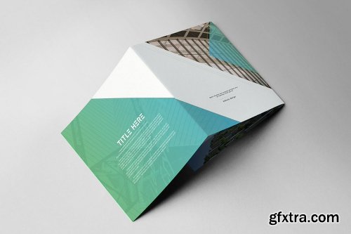 CreativeMarket Moderno Square Trifold 1152907