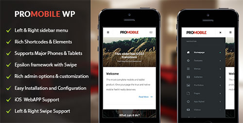 ThemeForest - ProMobile - Mobile & Tablet Responsive Template 12328697