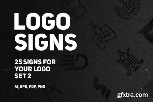 CreativeMarket Set 2 | 25 signs for your logo 1153836