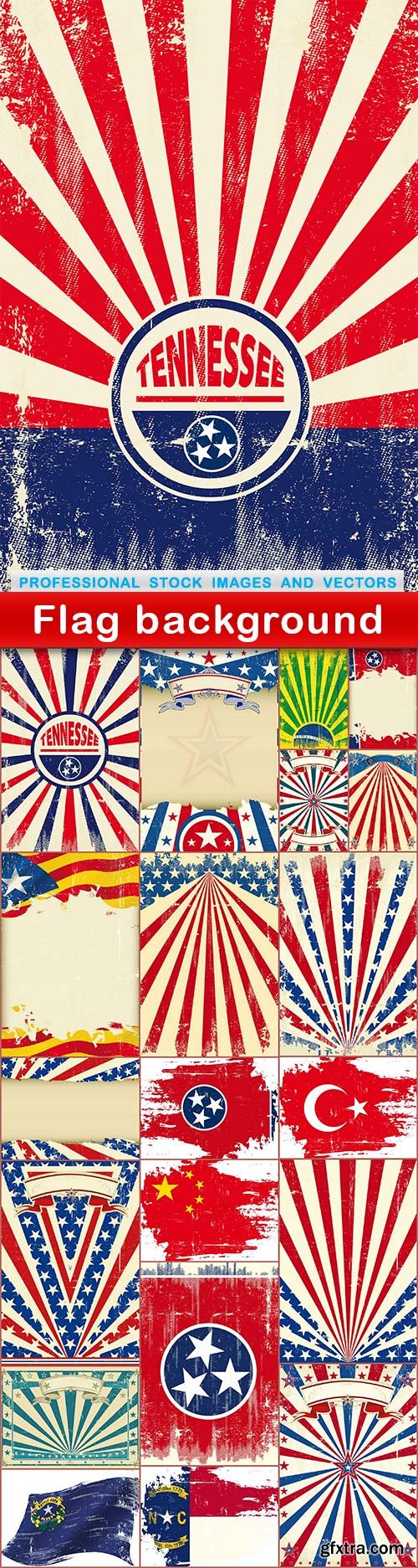 Flag background - 21 EPS