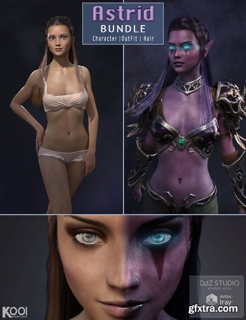 DAZ3D - Astrid Elf Bundle