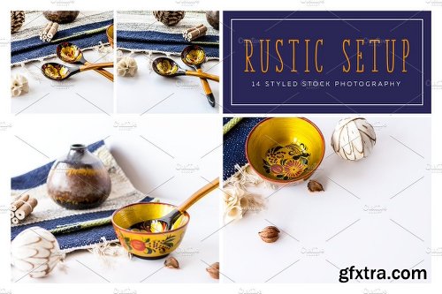 CreativeMarket Rustic Setup, Styled Photo Pack 1219427