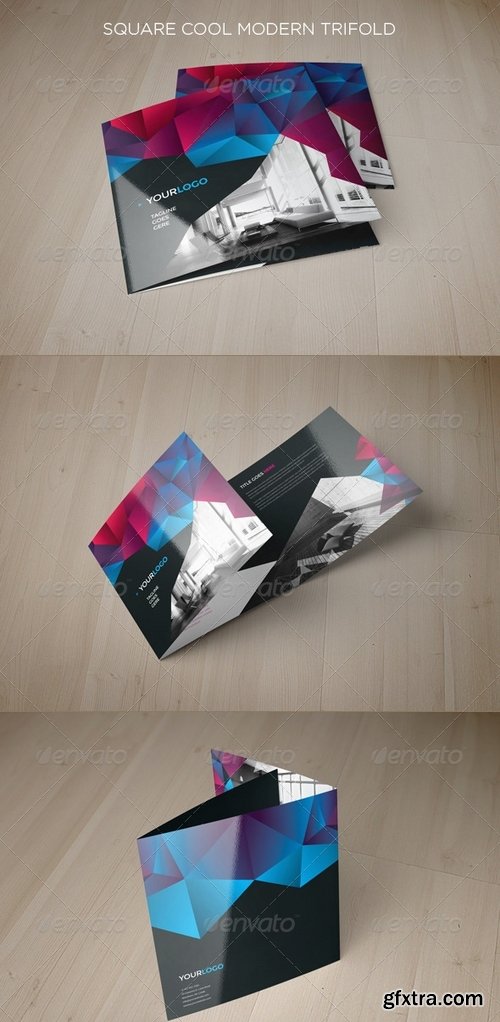 GraphicRiver - Square Cool Modern Trifold 8541981