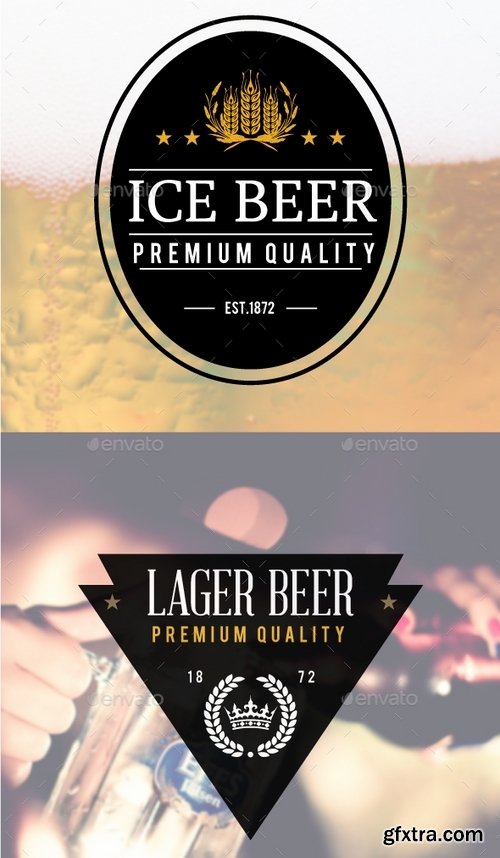 GraphicRiver - 9 Premium Beer Labels 5579439