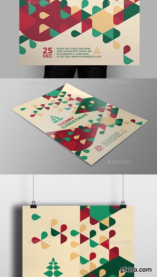 GraphicRiver - Modern Christmas Flyer 9587884