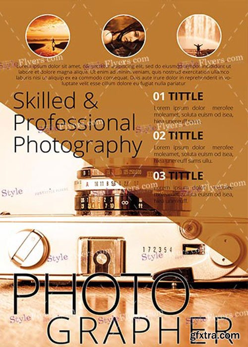 Photographer PSD V7 Flyer Template