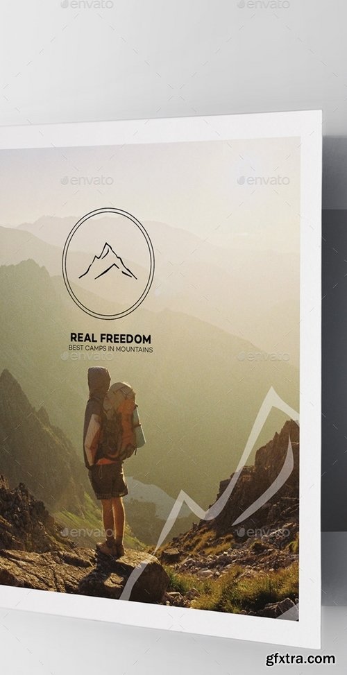 GraphicRiver - Mountains Hiking Brochure 19159876