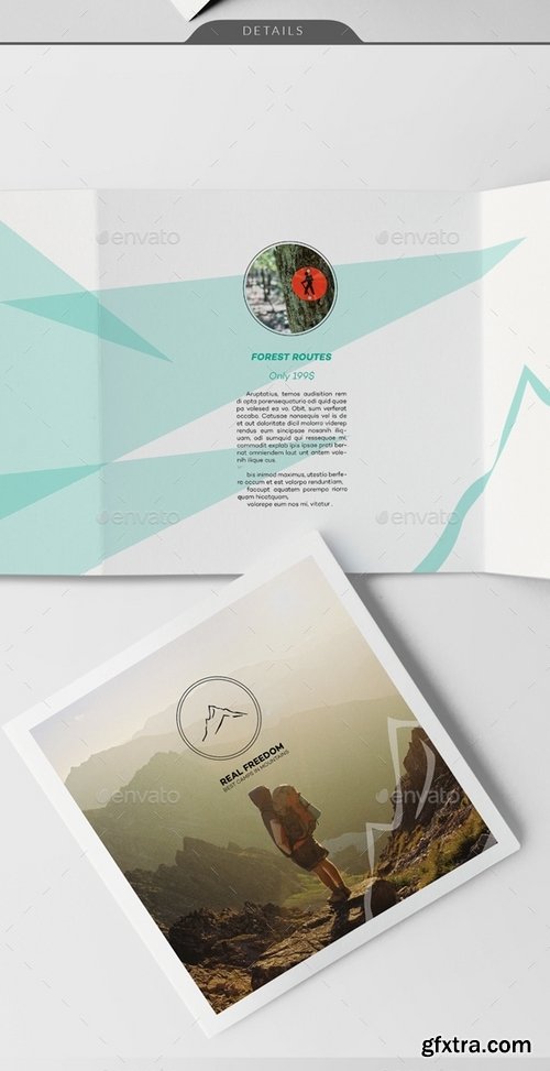 GraphicRiver - Mountains Hiking Brochure 19159876