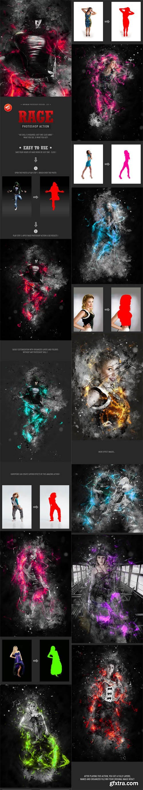 GraphicRiver - Rage Photoshop Action 13948990