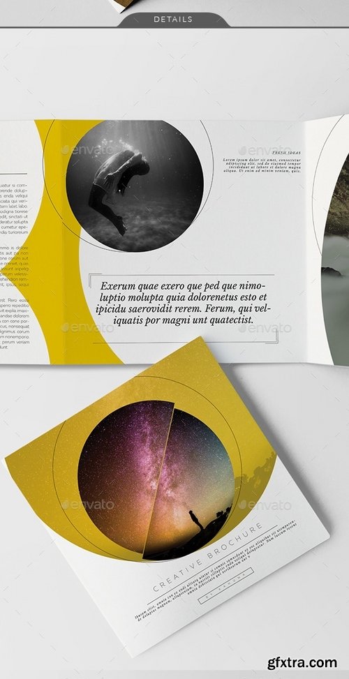 GraphicRiver - Creative Clean Square Trifold Brochure 14648514