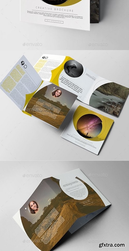 GraphicRiver - Creative Clean Square Trifold Brochure 14648514