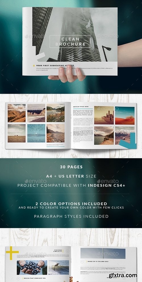 GraphicRiver - Clean Brochure Catalog Template 12043682