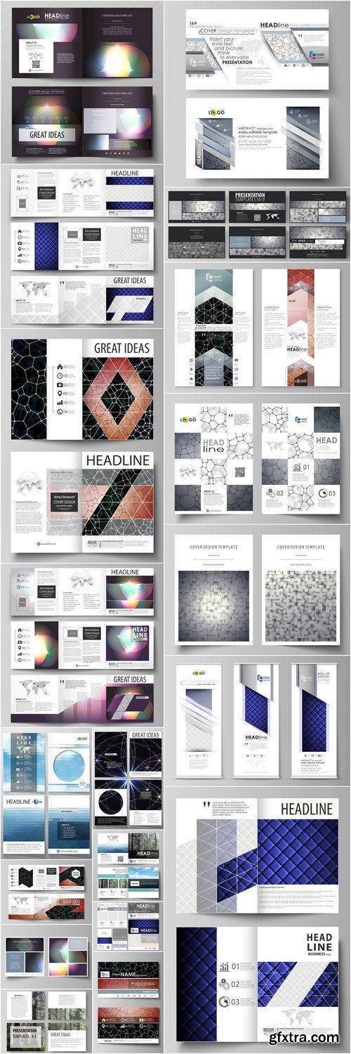 Abstract Set Of Business Template - 20 Vector