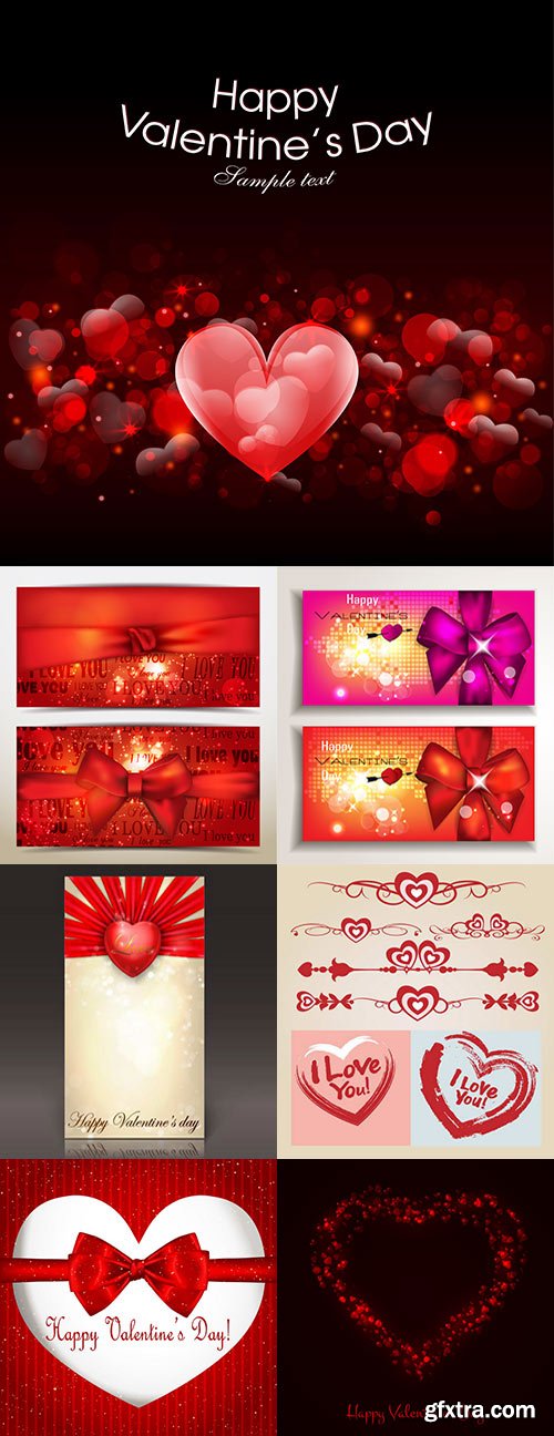 Holiday cards Valentine's day