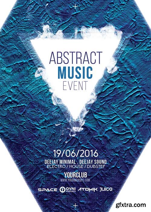 Abstract Music V5 Flyer Template